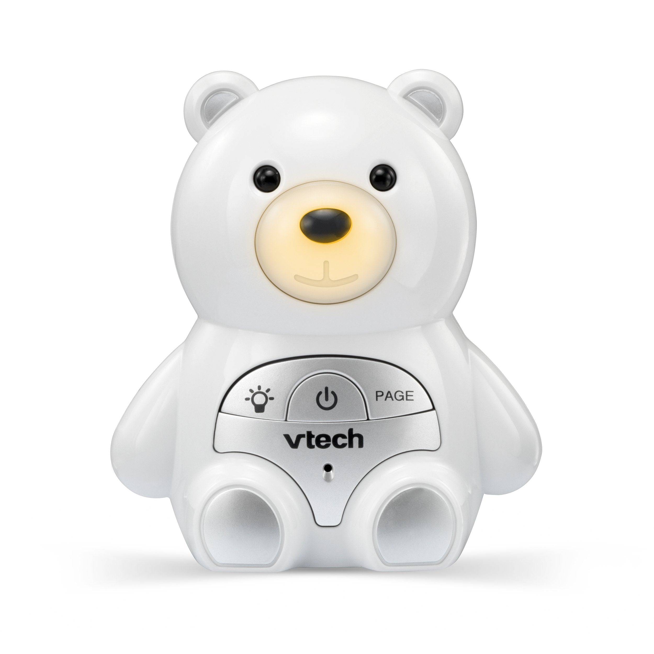 شاشة VTech Audio Monitor Bear مزودة بضوء ليلي