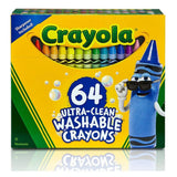 Crayola 64 Ct Ultra-Clean Washable Crayons - Regular Size