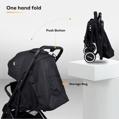 Nurtur Bravo Baby/Kids Travel Stroller - Black