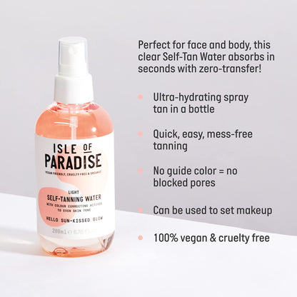 Isle of Paradise Self-Tanning Water - Light 200ml