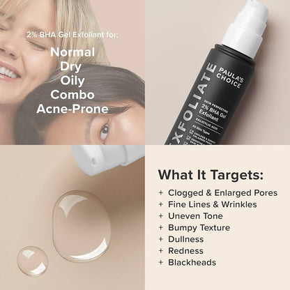 Exfoliate Paula's Choice Skin Perfecting 2% BHA Gel 118ml