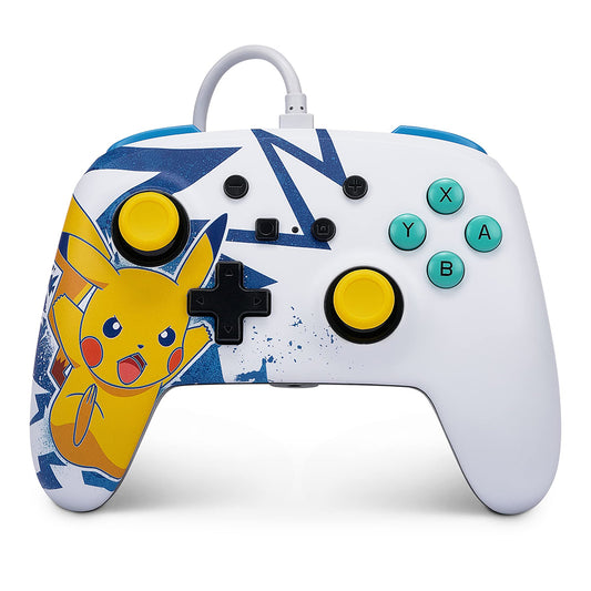 PowerA Nintendo Switch Enhanced Wired Controller - Pikachu High Voltage