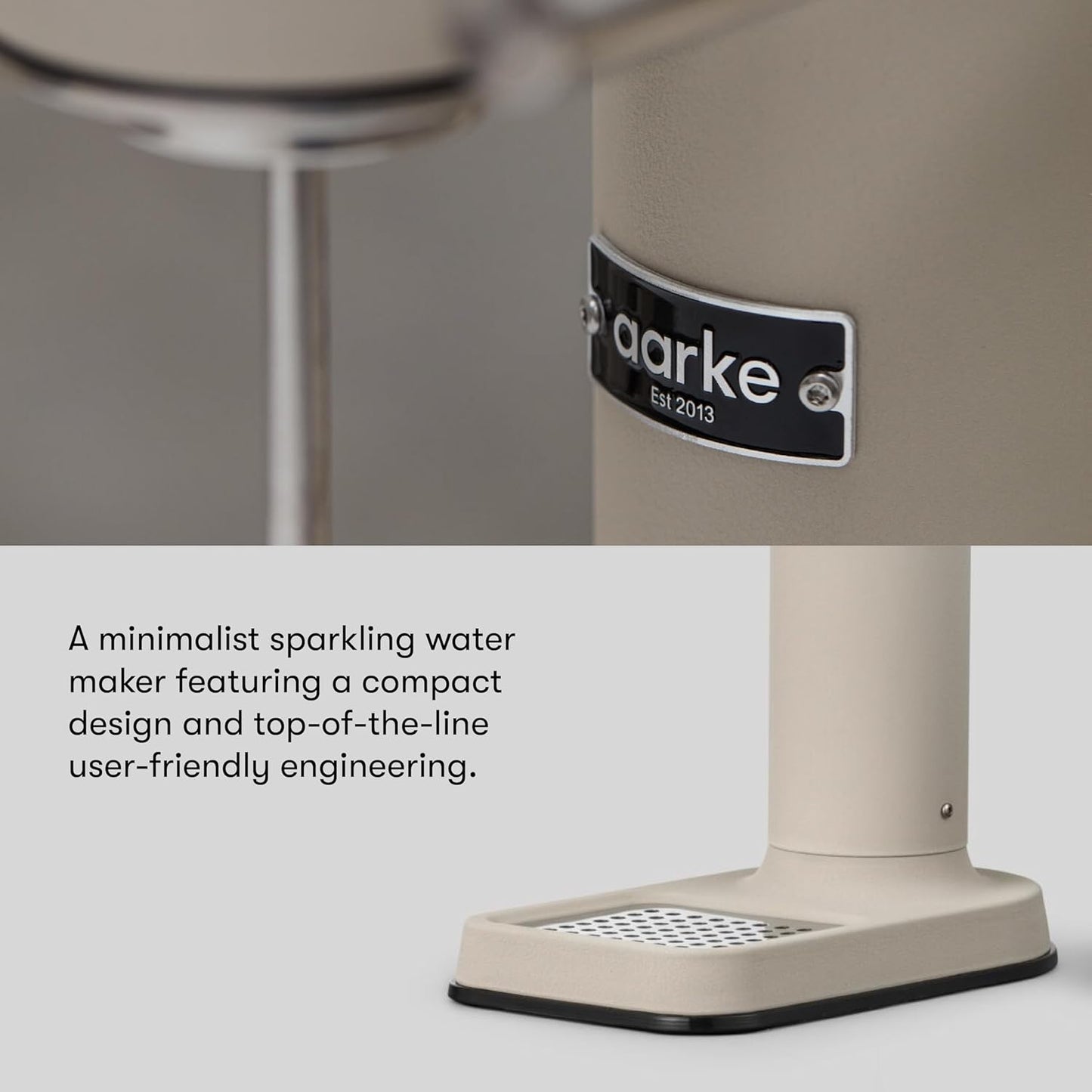 Aarke Sparkling Carbonator 3 - Sand