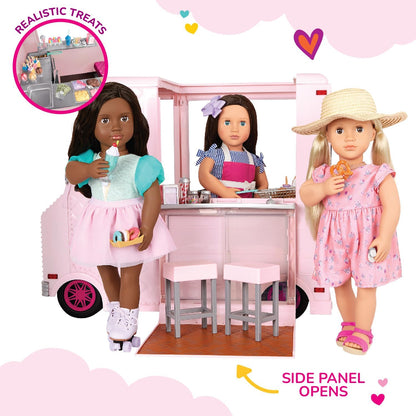 Our Generation Ice Cream Truck - Pink