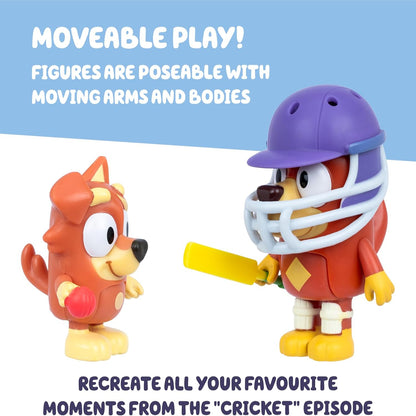 Bluey S14 Figure 2Pk Cricket