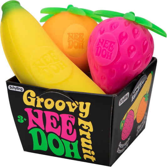Schylling - NeeDoh Groovy Fruit Novelty Toy