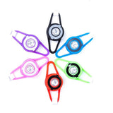 Globber - Neon Pink LED Flash Light for Scooters - Night Safety, 50h Battery Life, 2 Modes, 3+, Removable Silicone with Clip
