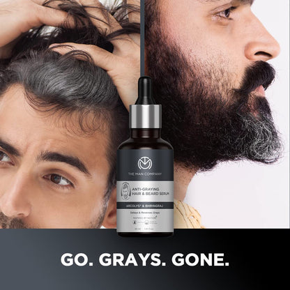 THE MAN COMPANY Anti Graying Hair And Beard Serum 30ml