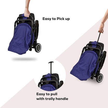 Nurtur Bravo Baby/Kids Travel Stroller - Denim Blue