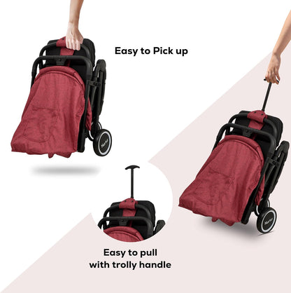 Nurtur Bravo Baby/Kids Travel Stroller - Red