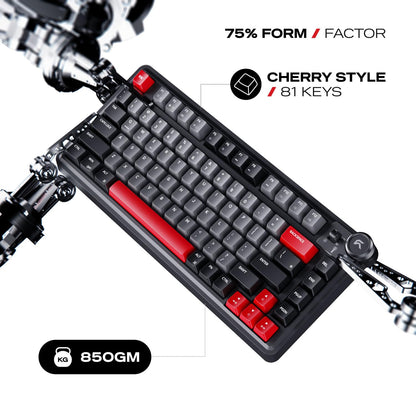 Cybeart Nighthawk 75 - TKL Tri-Mode Wireless RGB Gaming Keyboard - Signature Edition