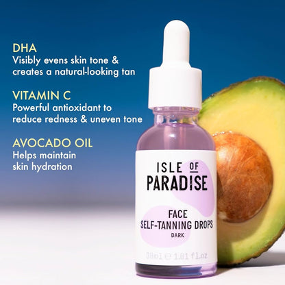 Isle of Paradise Self-Tanning Drops 2.0 - Dark 30ml