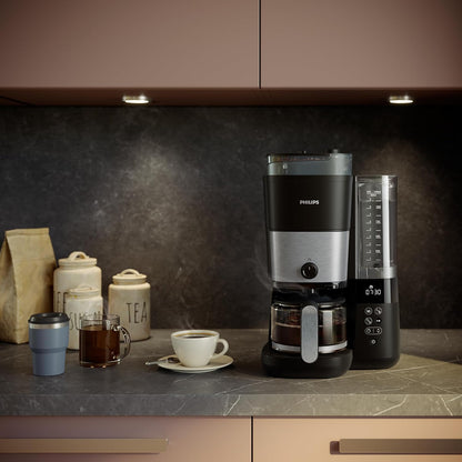 Philips All-in-1 Brew Drip Coffee Maker With Built-In Grinder - HD7900/50