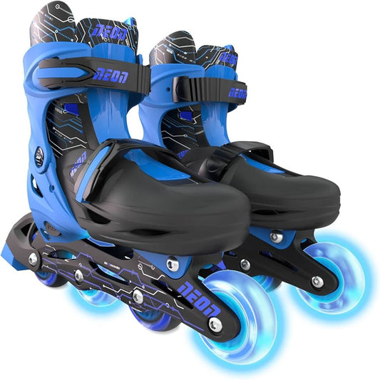 Neon Combo Skates (3-6) - Goteki Blue