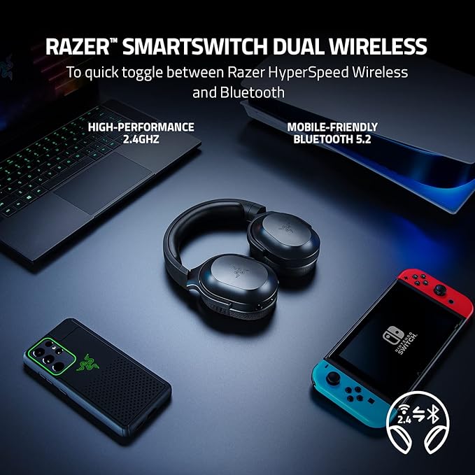 Razer Barracuda X Multi-Platform Wireless Gaming Headset - Black