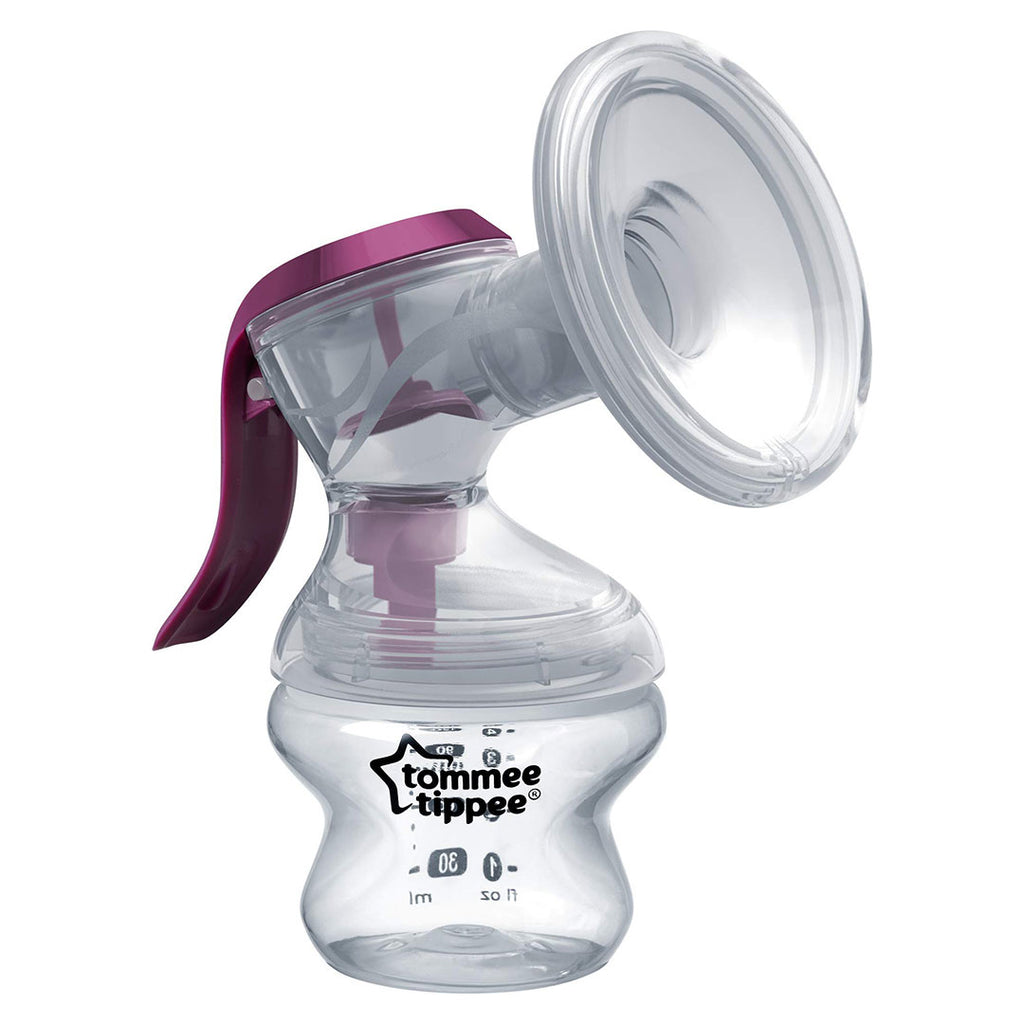Tommee Tippee - Made for Me Manual Breast Pump with Soft, Cushioned Silicone Cup