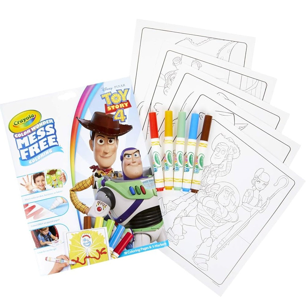 Crayola Color Wonder Coloring Pad & Markers Toy Story 4