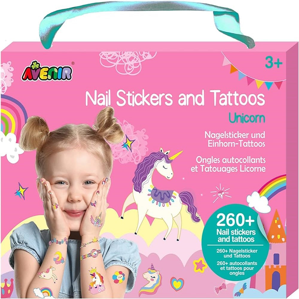 Avenir - Nail Stickers and Tattoos - Unicorns