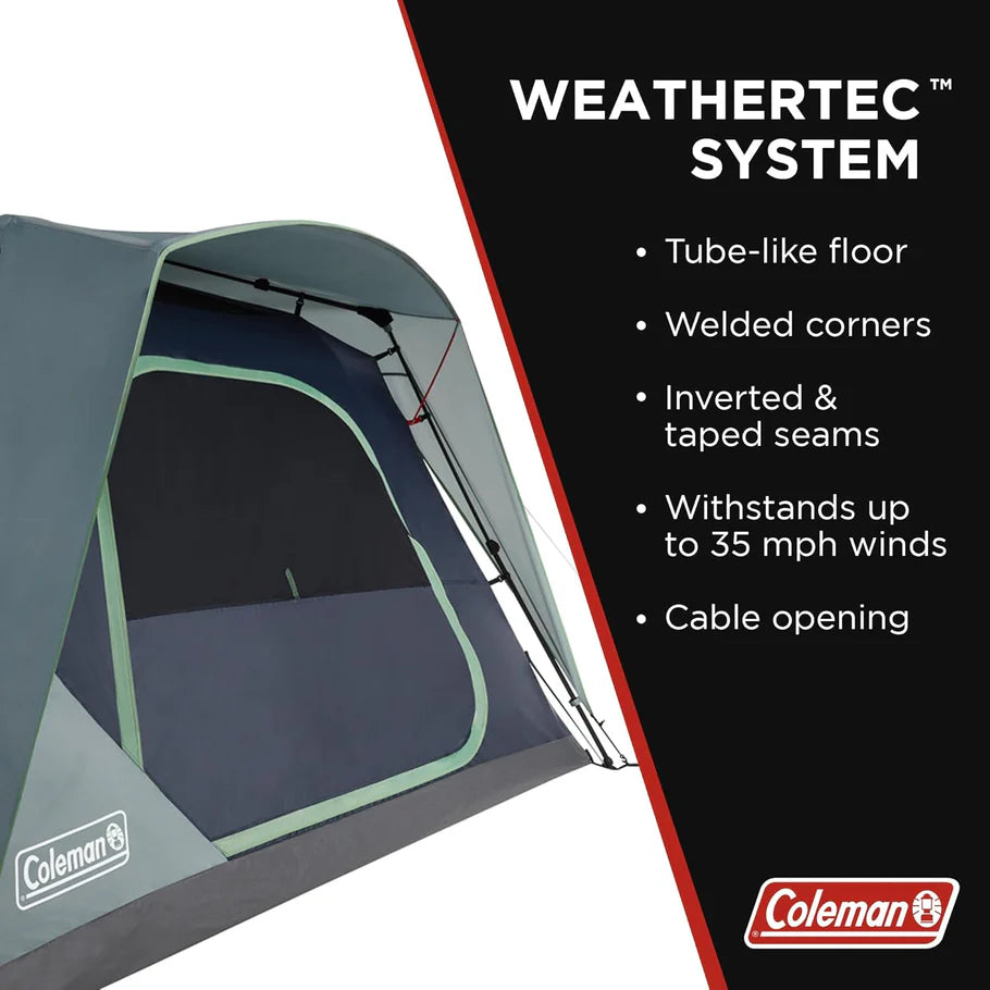 Coleman Instant Skylodge Camping Tent - 6 Person