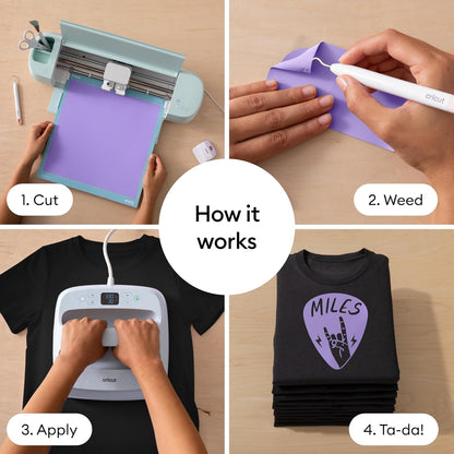 Cricut® Value Lilac Iron-On (12 in x 20 ft) - HTV Heat Transfer Vinyl