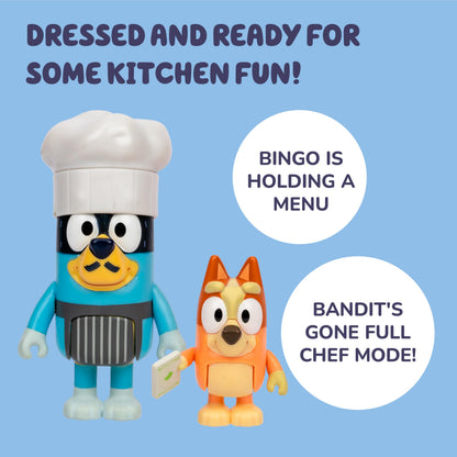 Bluey S13 Lets Play Chef Figure 4pk Pavlova