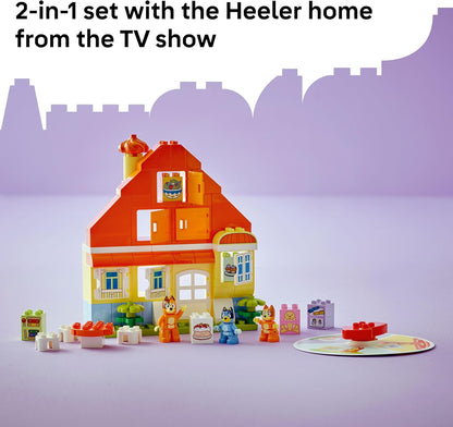 LEGO DUPLO Bluey: Bluey’s Family House with Memory Game