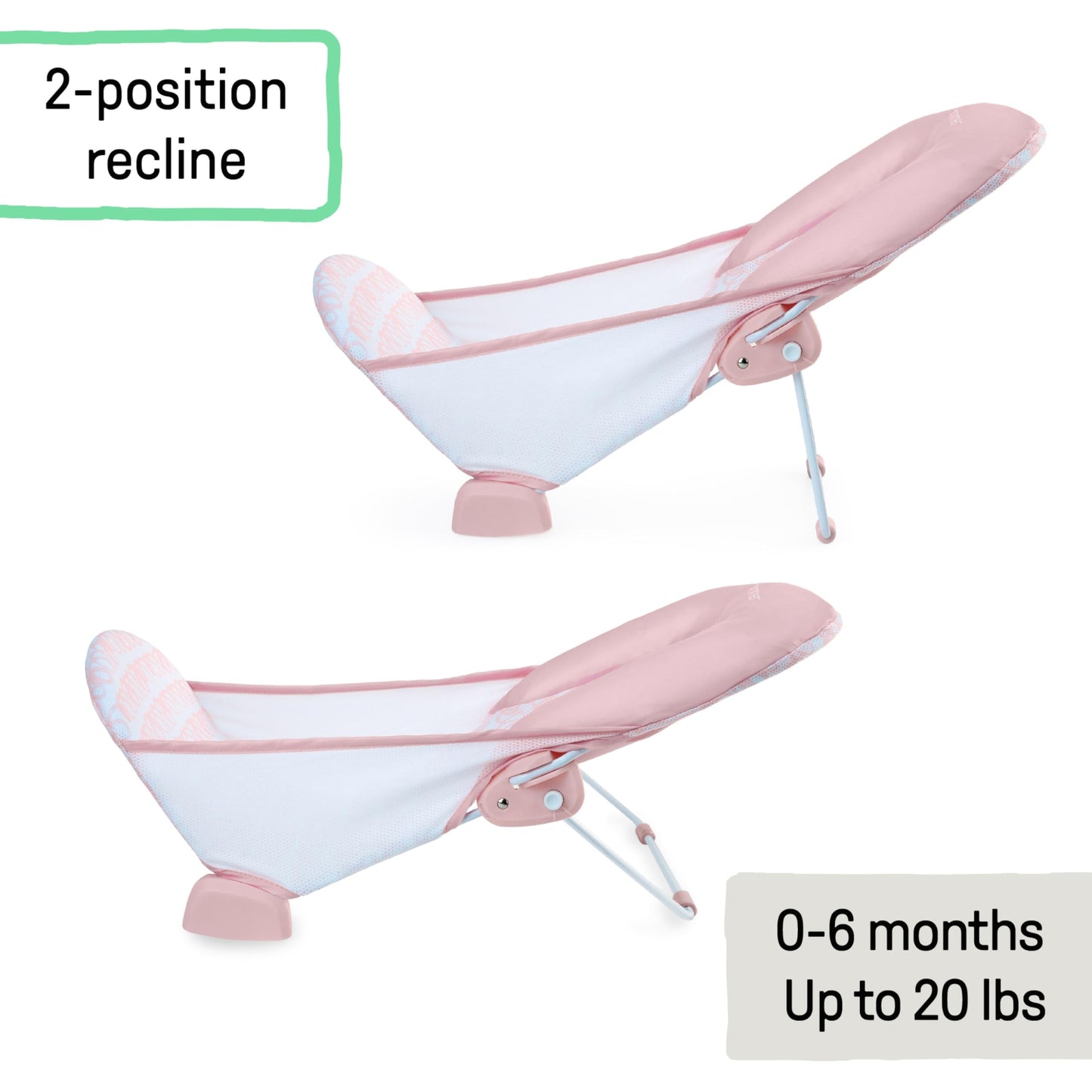 Summer Infant - Foldaway 2 Position Baby Bather - Pink