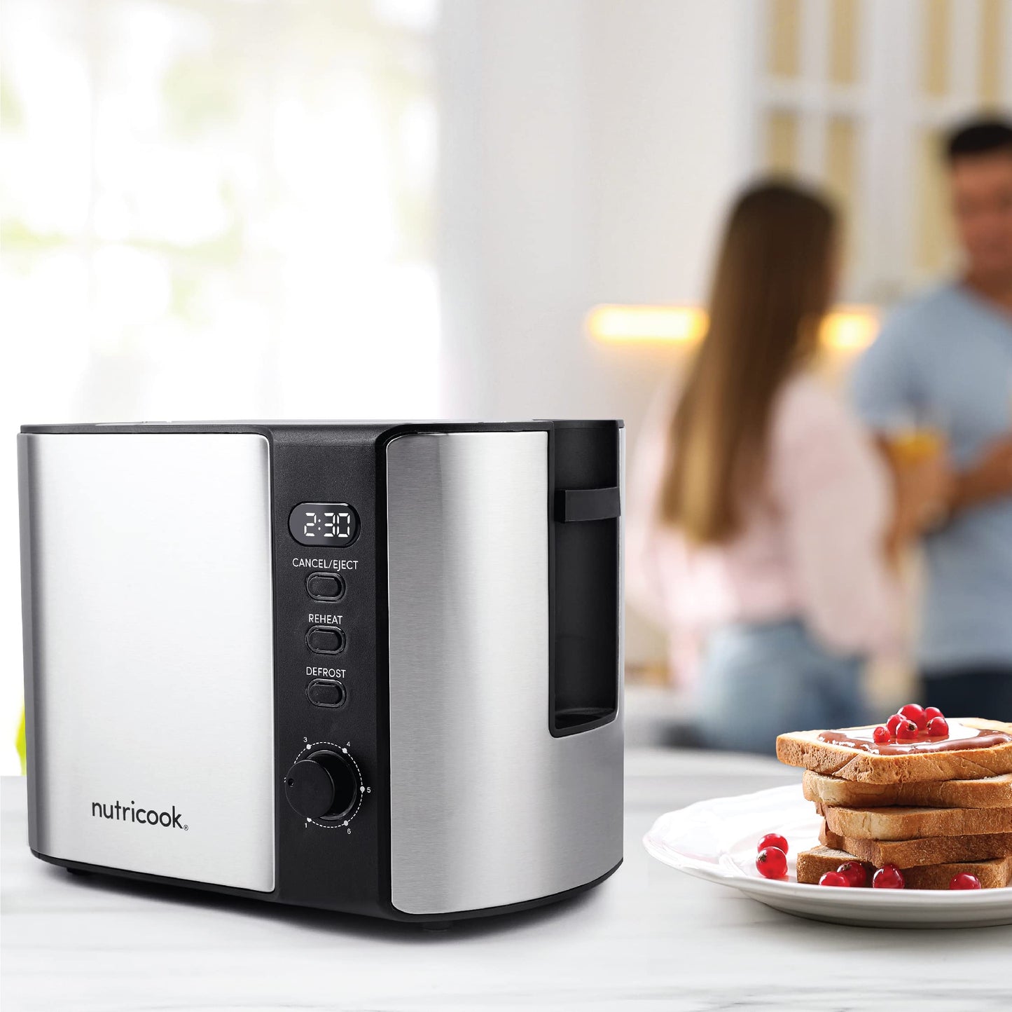 Nutricook - 2 Slice Digital Toaster