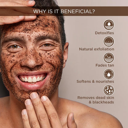 THE MAN COMPANY Coffee Arabica And Aloe Vera Face Scrub 100g