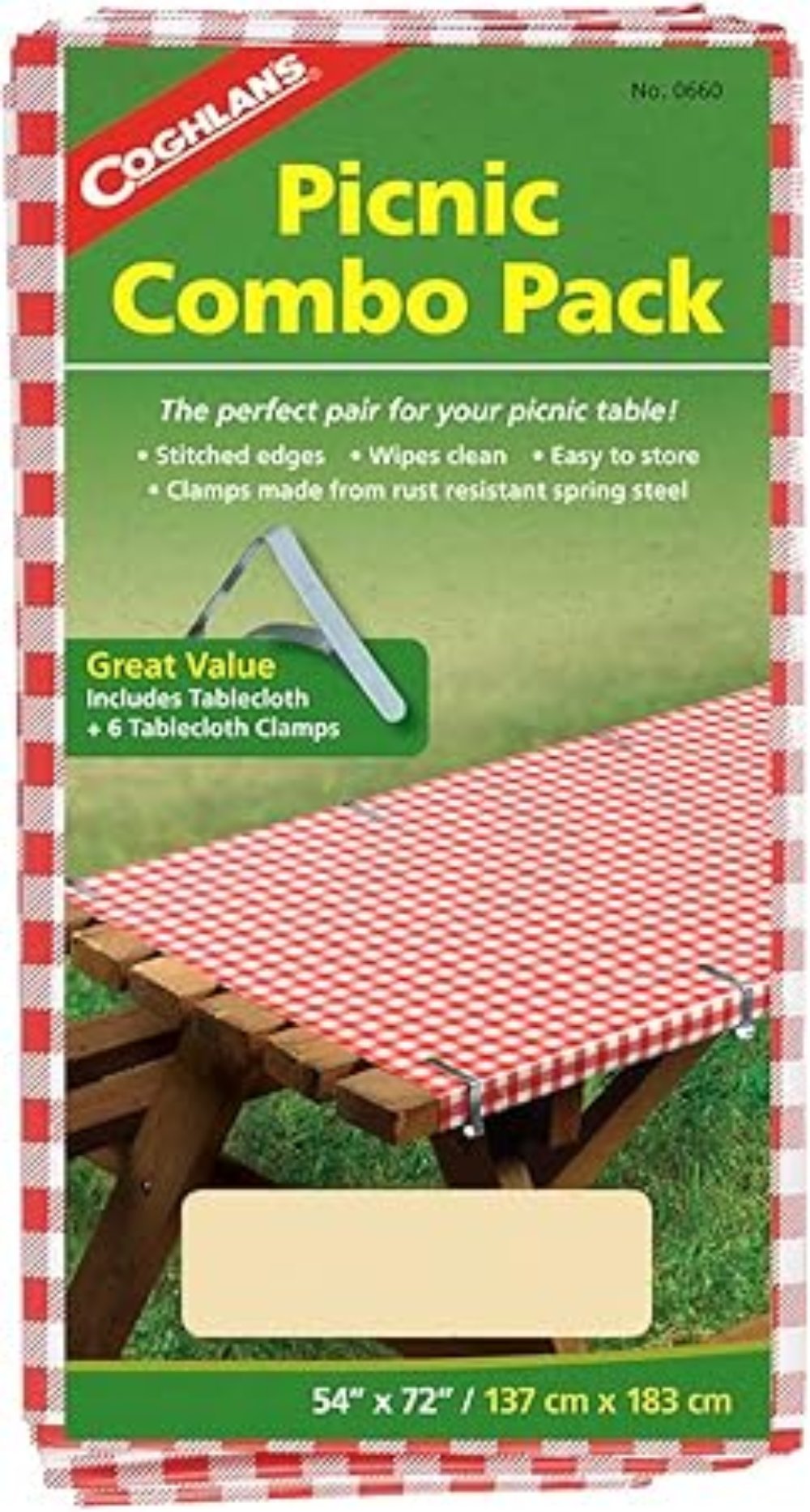 Picnic Combo Pack (Tablecloth & Clamps)