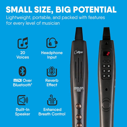 Carry-On Digital Wind Instrument Plus - Black