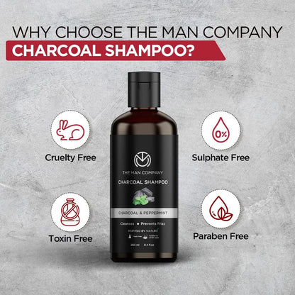 THE MAN COMPANY Charcoal Shampoo 250ml