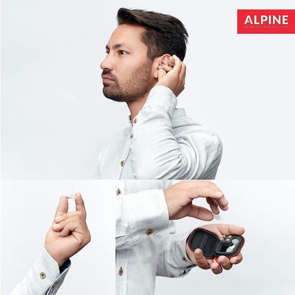 Alpine MusicSafe Pro Ear Plugs - Reusable Earplugs - Clear