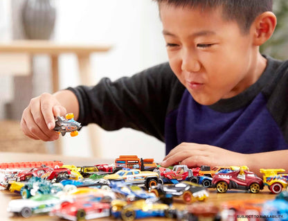 Hot Wheels City Basic Cars Track Trucks - 24 Assorted Cars