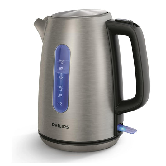 Philips Stainless Steel Kettle Viva Collection - Stainless Steel - HD9357/12 - UAE Version