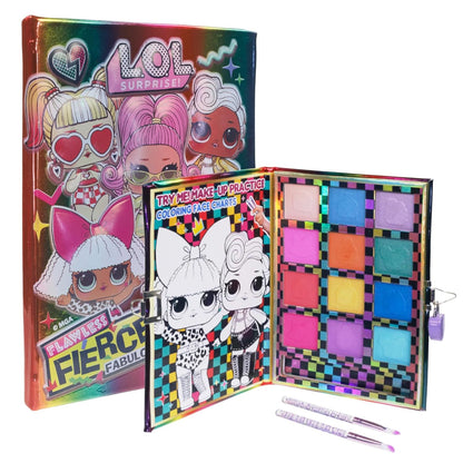 Townleygirl LOL Surprise 12 Well Lockable Diary Shadow Palette With Brushes
