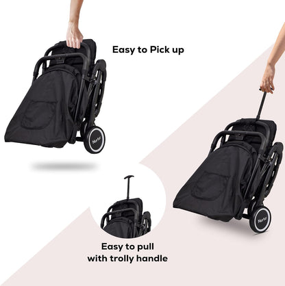 Nurtur Bravo Baby/Kids Travel Stroller - Black