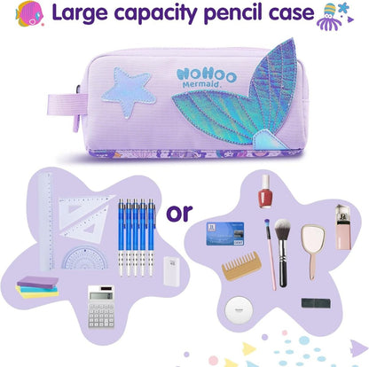 Nohoo - Mermaid Pencil Bag - Purple