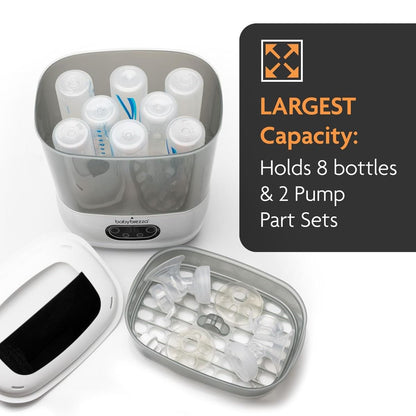 Baby Brezza One Step Baby Bottle Sterilizer and Dryer Advanced - White