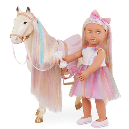 Our Generation Enchanting Horse With Accessories