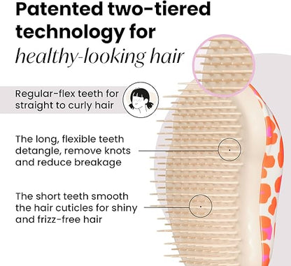 Tangle Teezer Original Mini- Printed Orange Multi