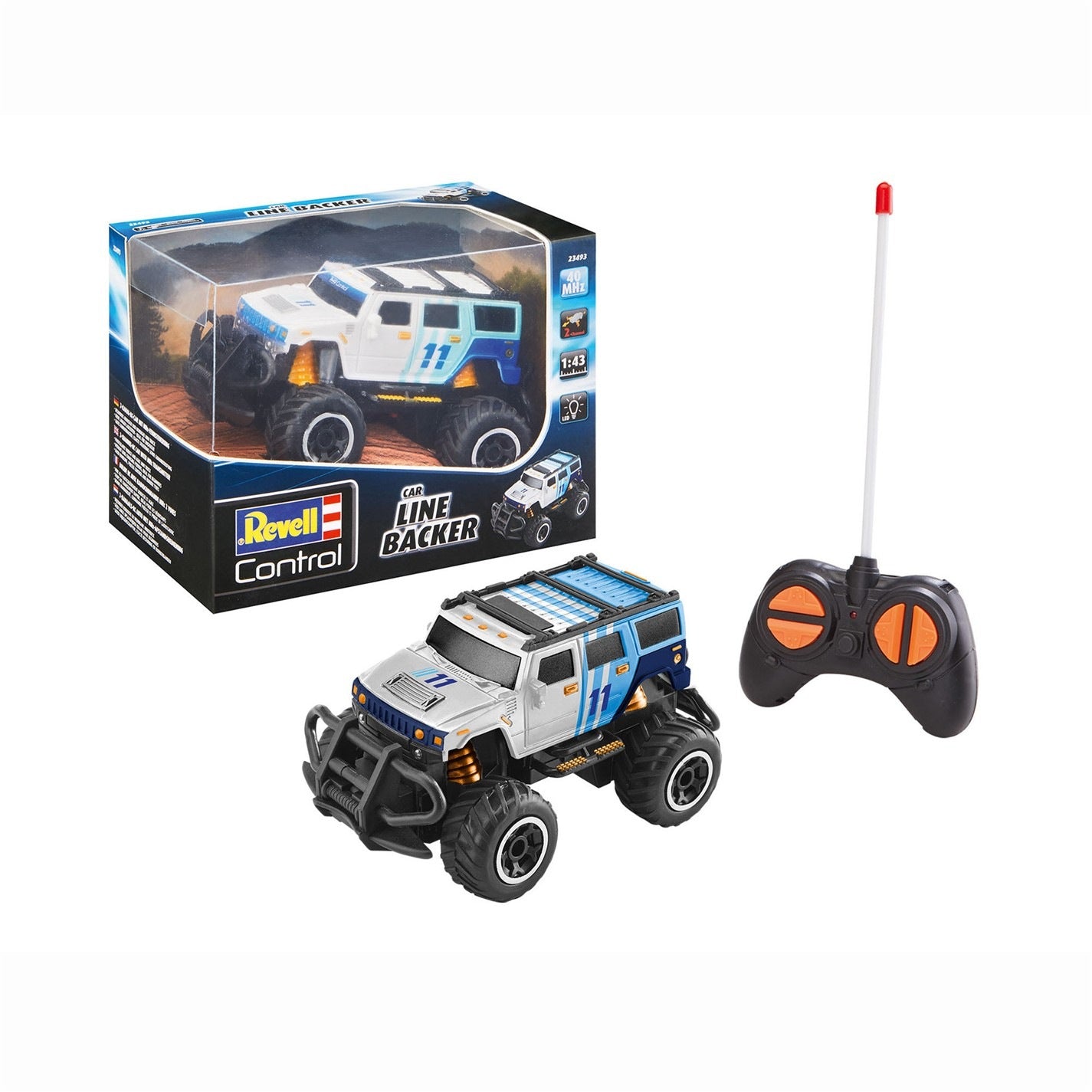 Revell RC Car Line Backer W/Battery