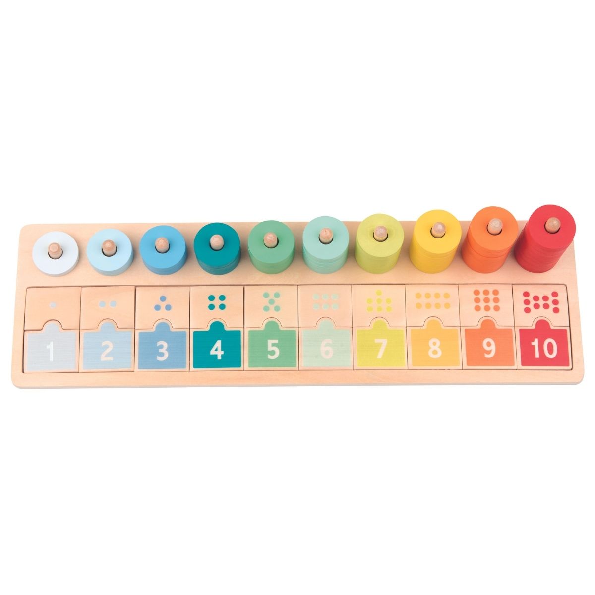 Lelin 1-10 Counting and Matching Board