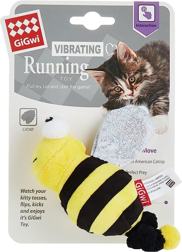 Gigwi Vibrating Running Toy Bee