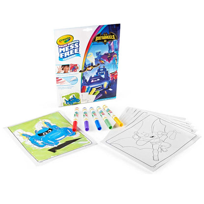 Crayola Color Wonder Batwheels Mess-Free Coloring Markers Set