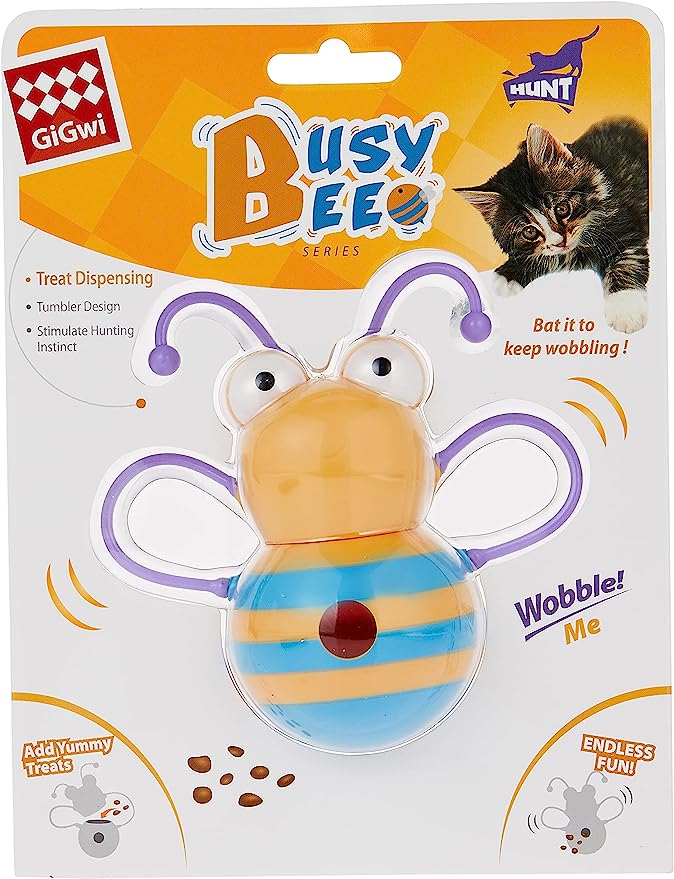 Gigwi Busy Bee Treat Dispenser Cat Toy