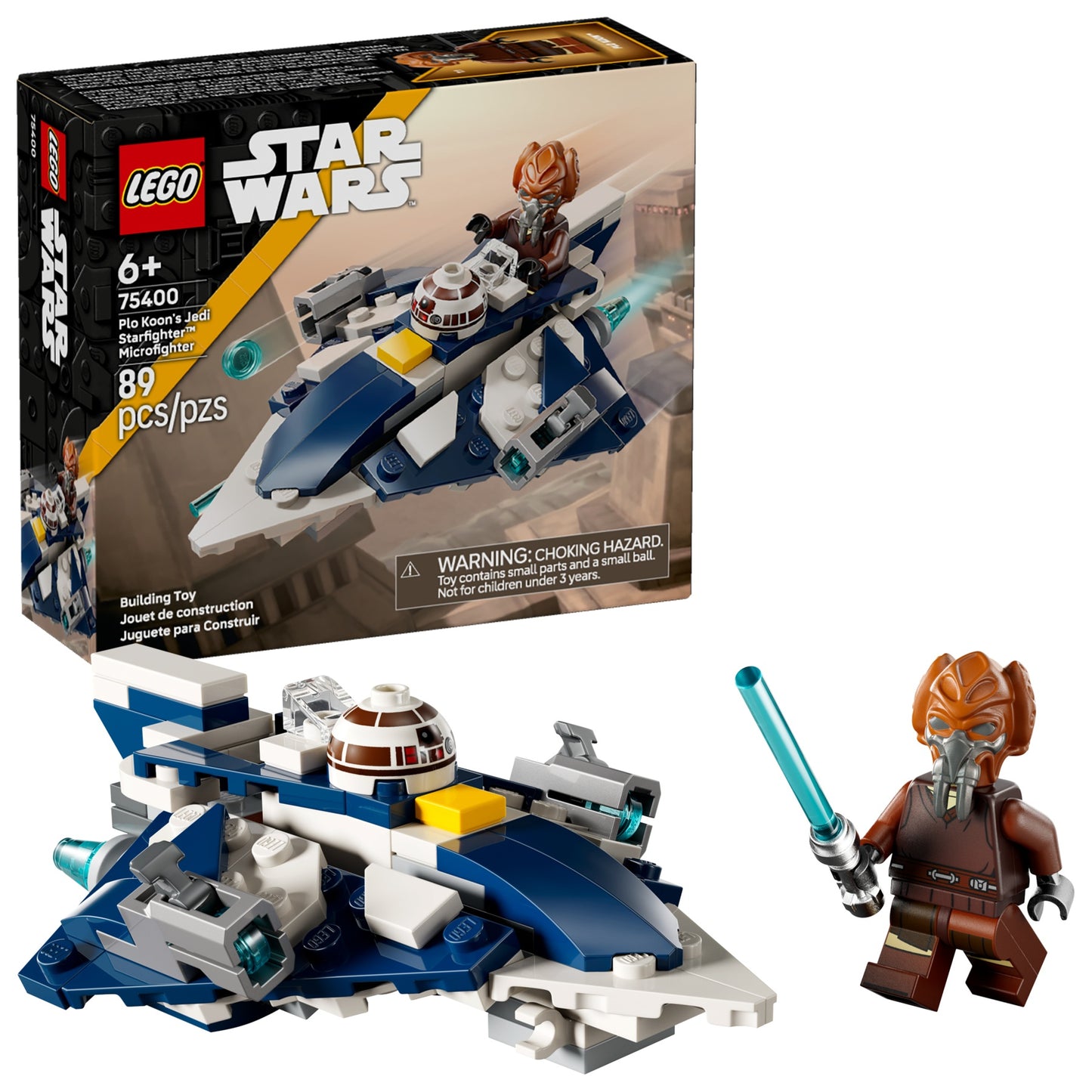 LEGO Star Wars: The Clone Wars Plo Koon’s Jedi Starfighter Microfighter