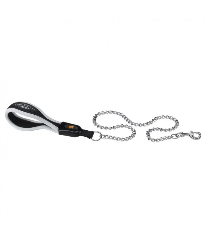 Ferplast Ergocomfort Metal GM Leash With Ergonomic Handle and Chromed Metal Chain