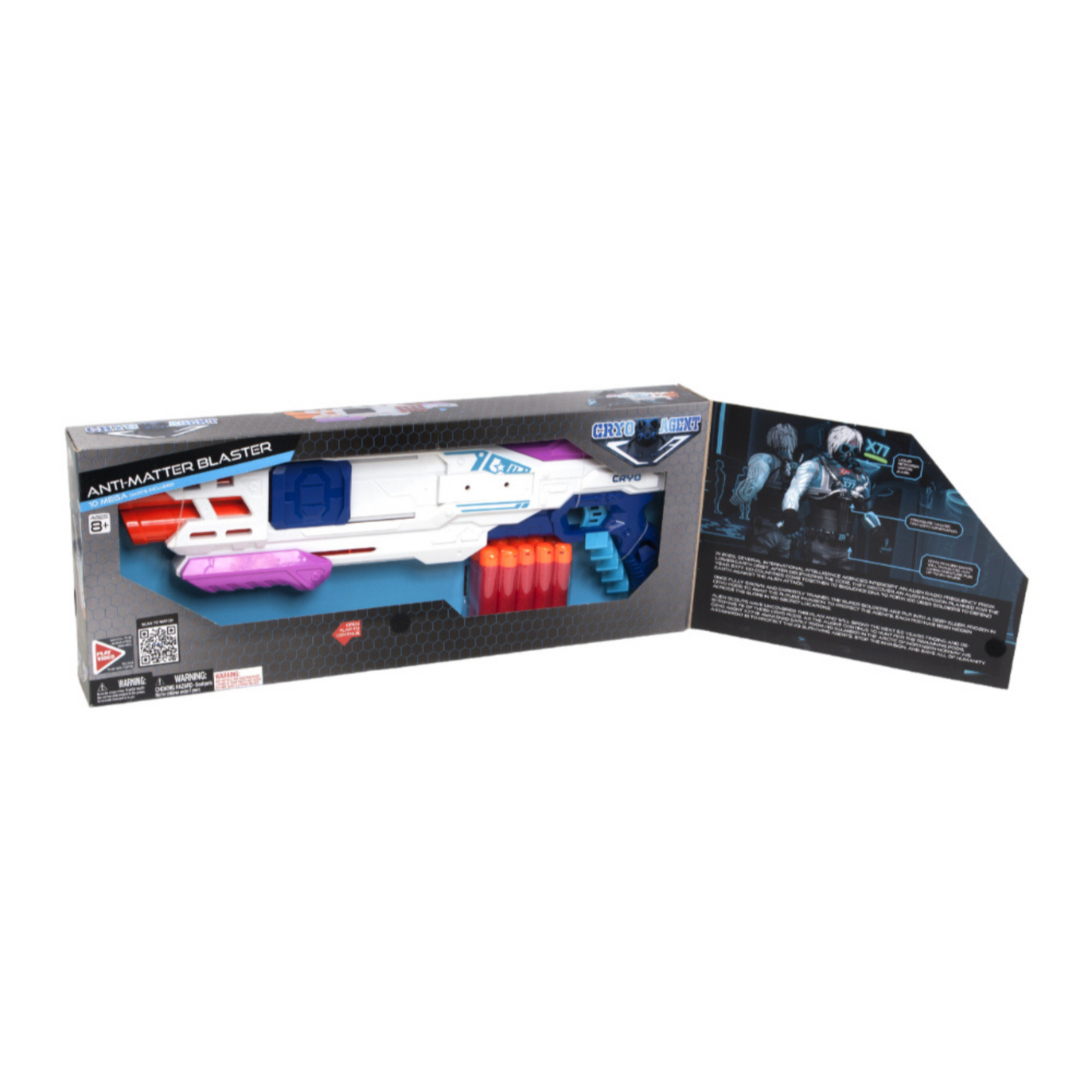 Cryo Agent - Anti-Matter Blaster Blaze Storm Manual Dart Gun