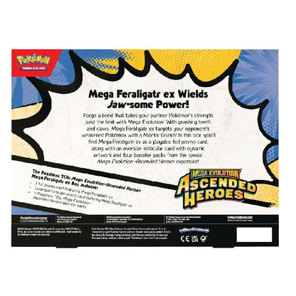 Pokémon TCG: Mega Evolution—Ascended Heroes Mega Feraligatr ex Box